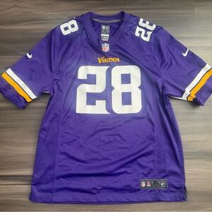 Nike Minnesota Vikings Adrian Peterson NFL On Field Home Game Jersey Men’s XL